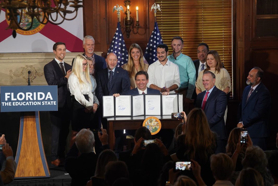 A contentious overhaul for higher education: DeSantis pushes far right in bill signings