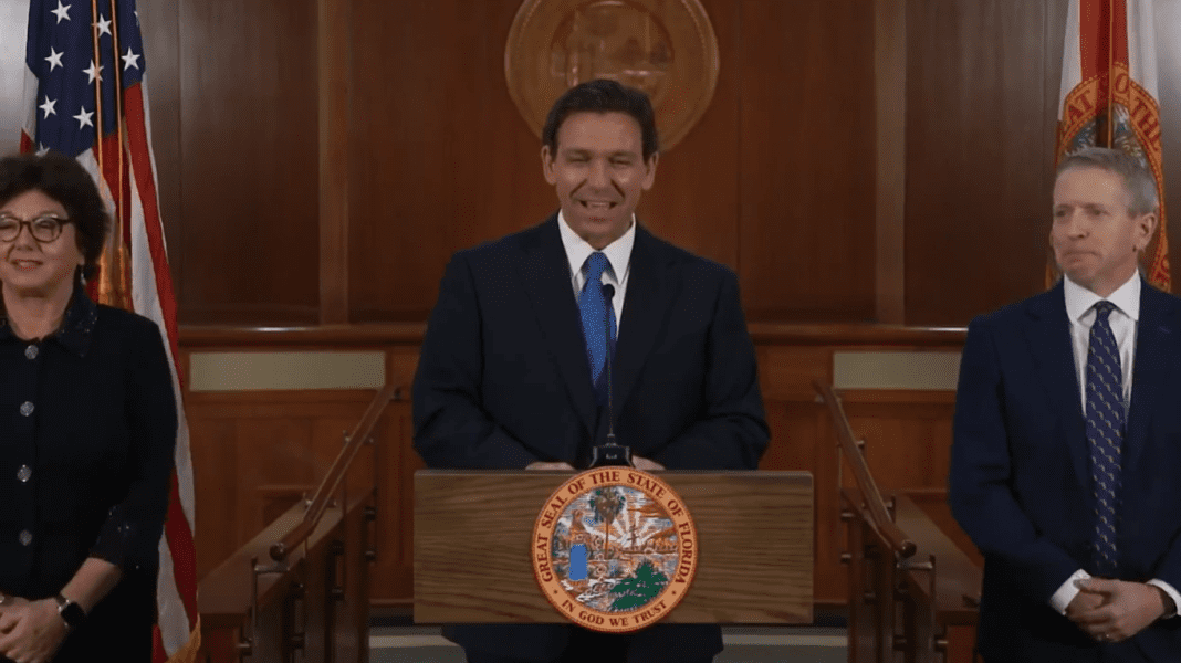 DeSantis grins as FL Legislature's 'anti-freedom' session comes to an end