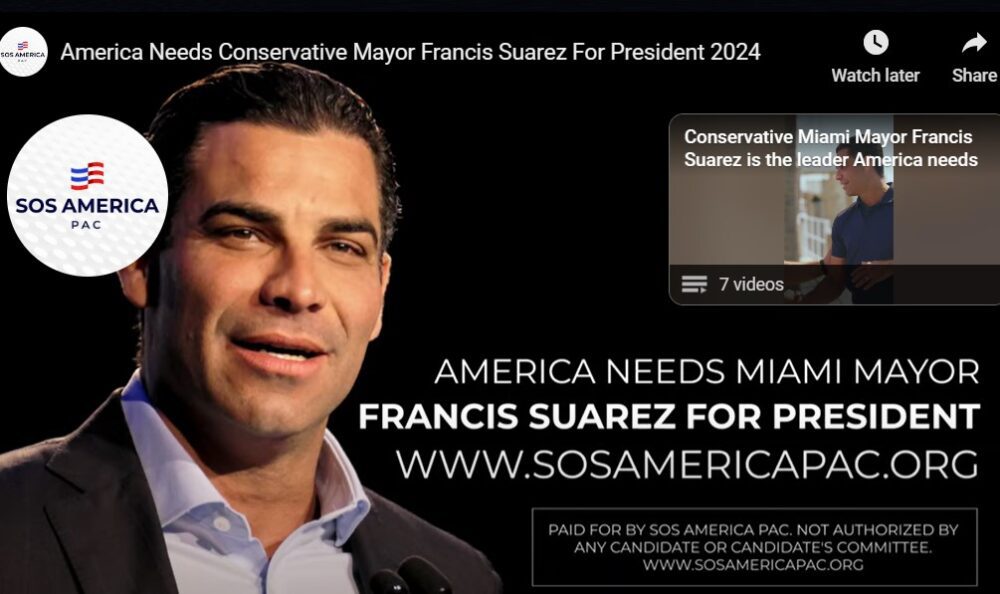 Miami Mayor Francis Suarez suspends presidential campaign
