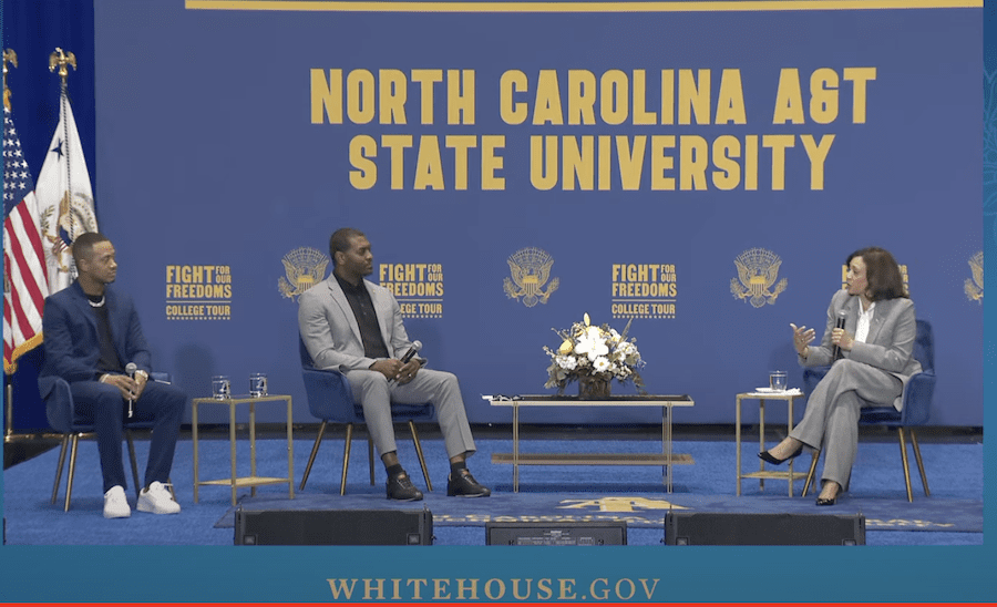 Vice President Kamala Harris to NC A&T students: ‘When you vote, it scares some folks.’