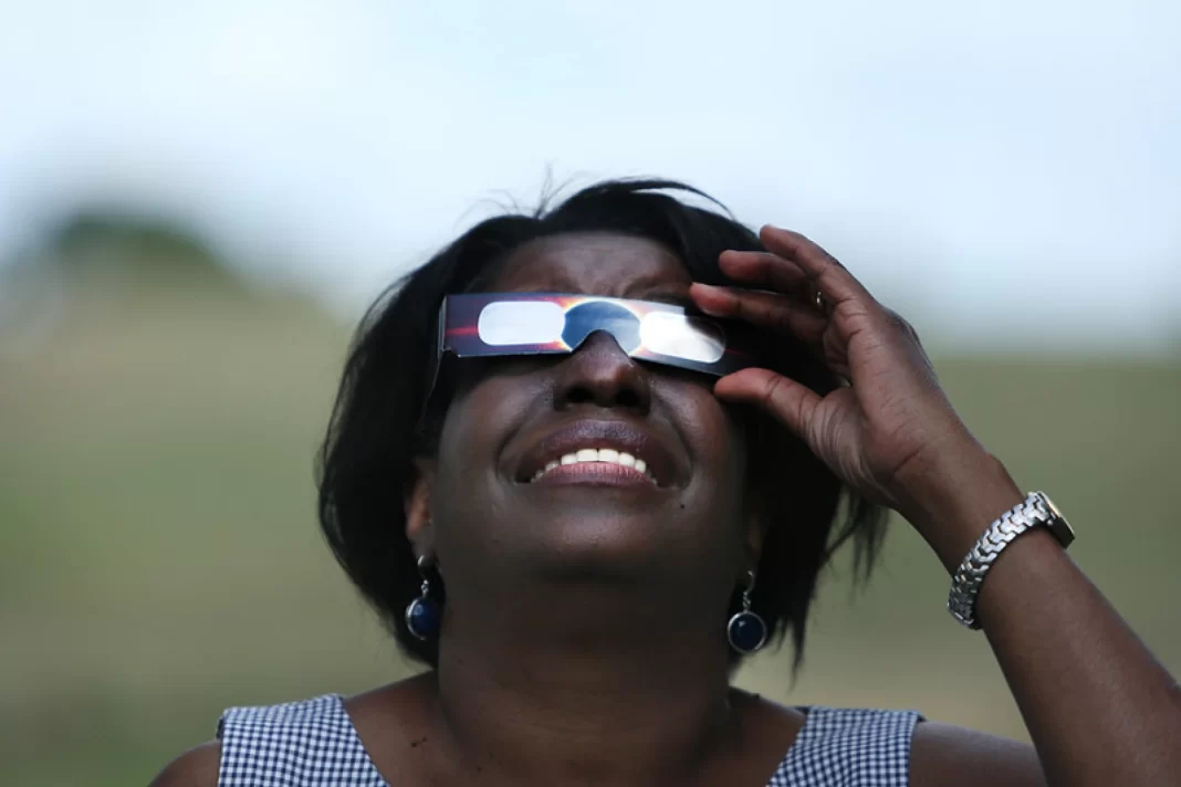 The sun is so bright, you gotta wear safe solar shades (for this weekend’s annular eclipse)