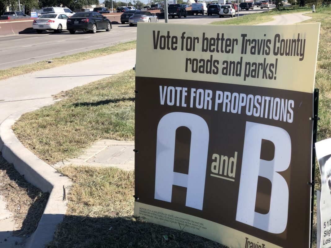 Travis County voters to consider bond package aimed at road, park improvements