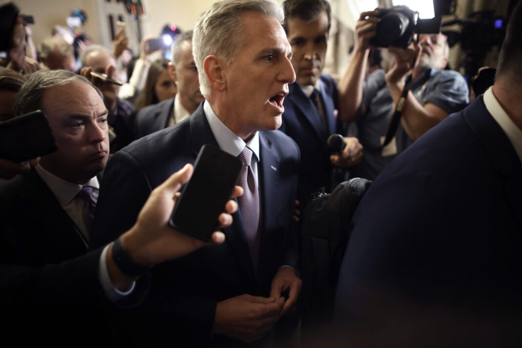 McCarthy abandons another bid for U.S. House speaker, votes on spending bills canceled