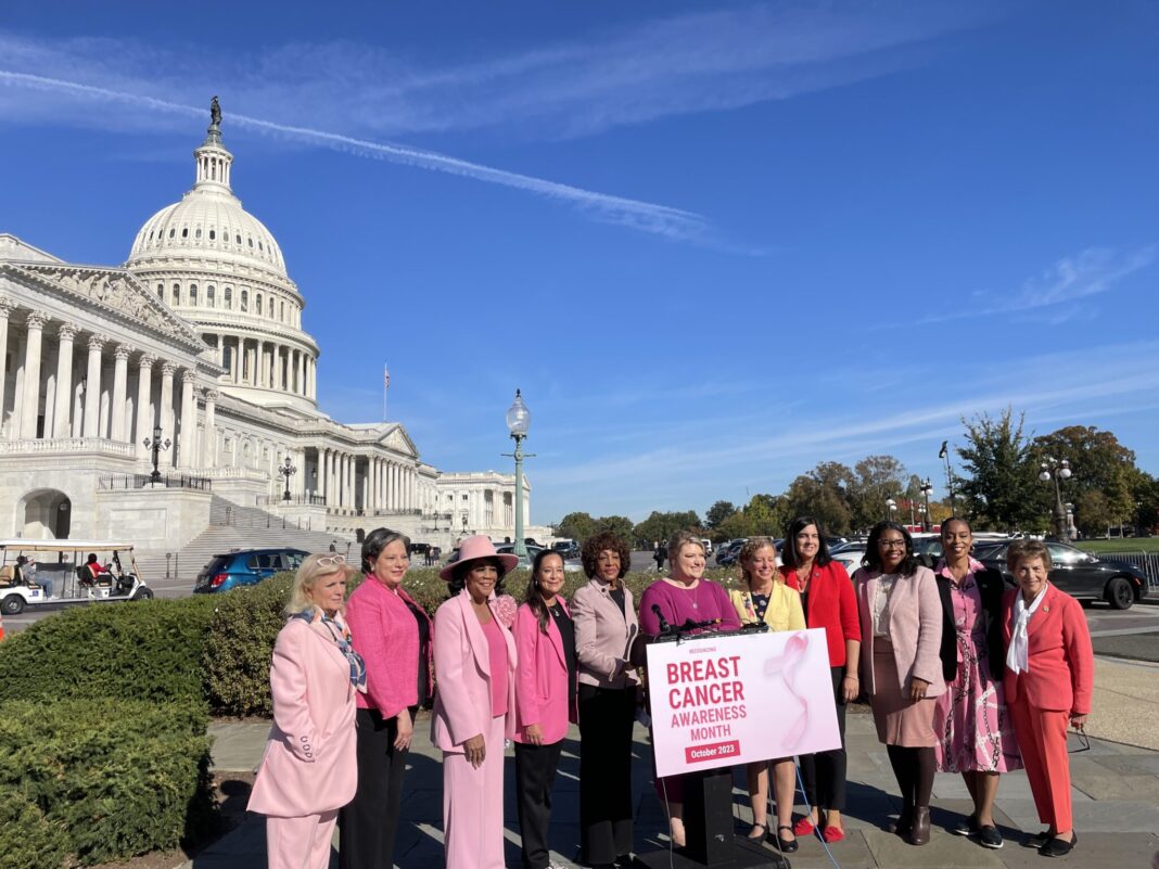 Women in Congress call for more action on breast cancer prevention, treatment