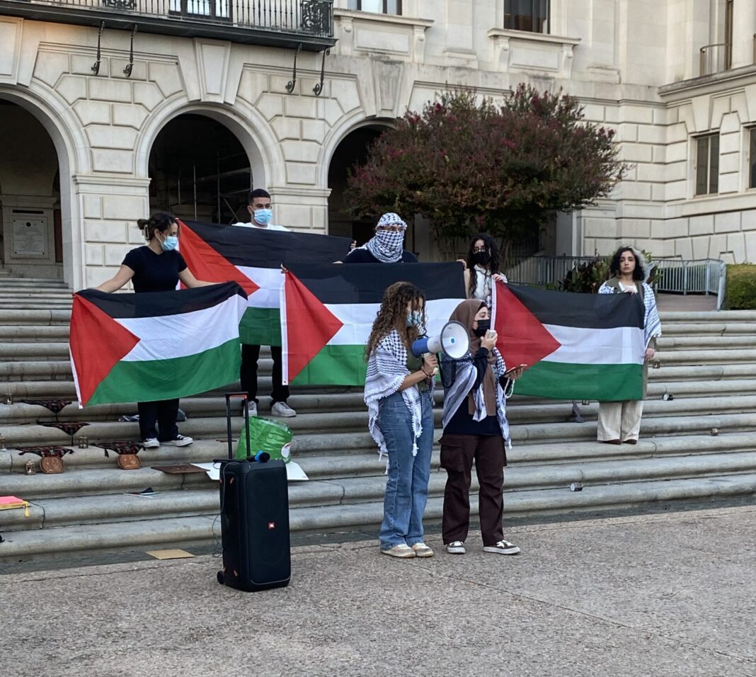 Students voice solidarity, outrage as conflict in Palestine escalates
