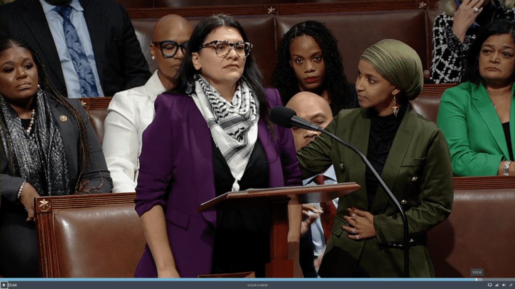 U.S. House to vote on censure of Michigan’s Rashida Tlaib over Israel remarks