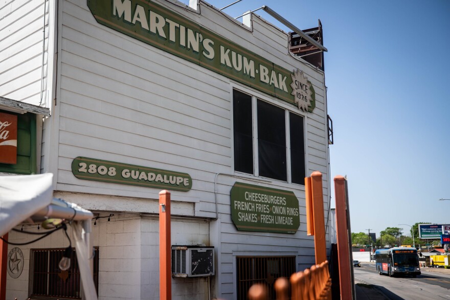 Dirty Martin's, an Austin burger joint since 1926, is pictured on April 13, 2022, off of Guadalupe Street.
